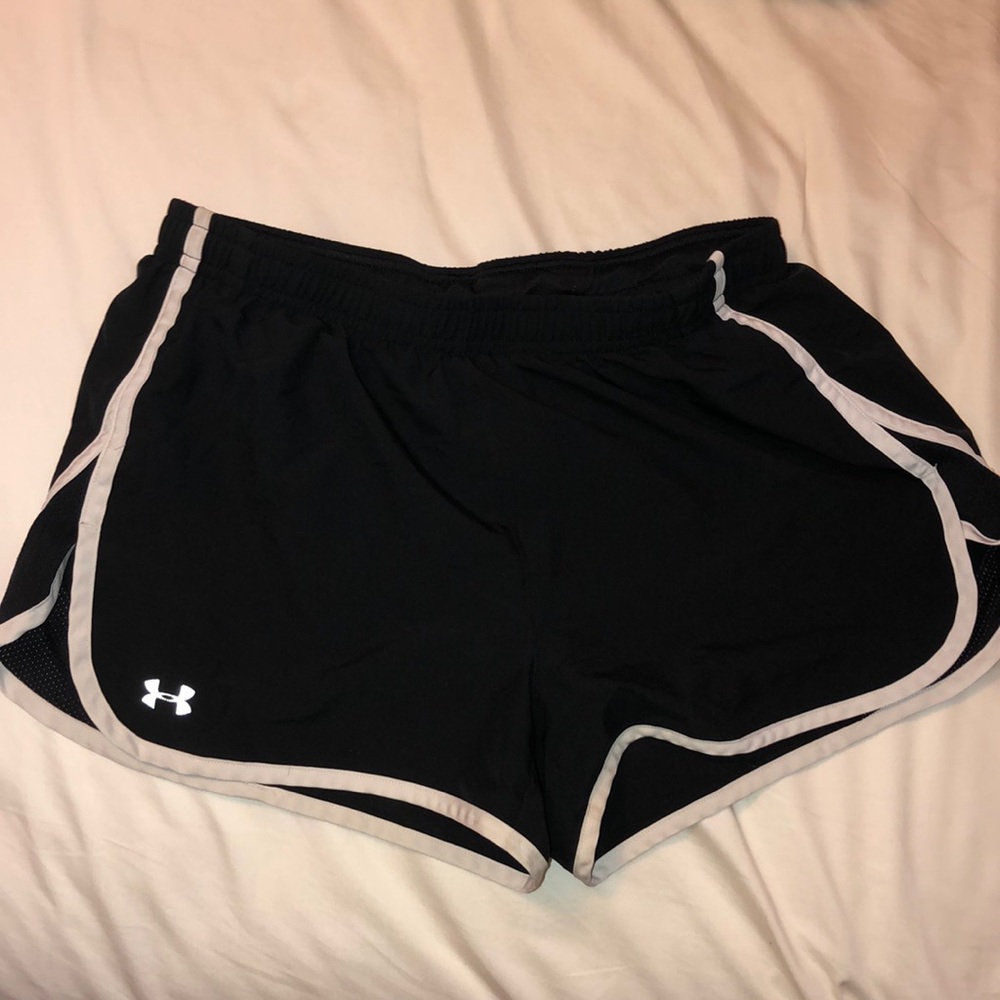 Black Under Armour athletic shorts, size medium